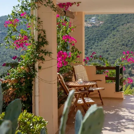 Villa Giancarlo - Lovely With Stone And Wood Elements In Bay Sivota (Lefkada)