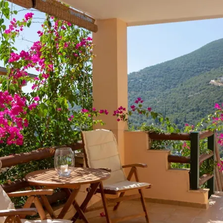 Giancarlo - Lovely With Stone And Wood Elements In Bay Villa Sivota (Lefkada)