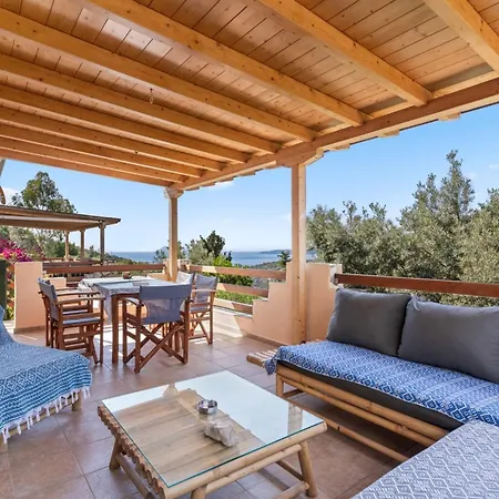 וילה Giancarlo - Lovely With Stone And Wood Elements In Sivota Bay
